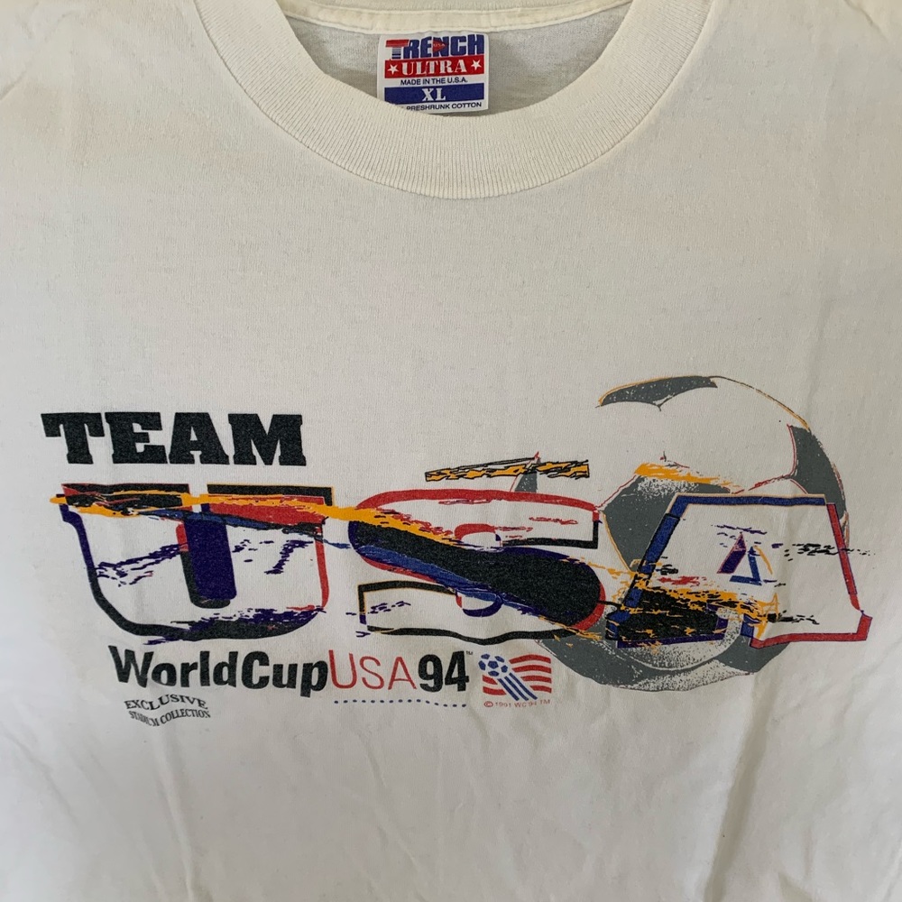 FIFA World Cup Team USA 1994 Vintage T-shirt Exclusive Stadium Official Licensed - Picture 2 of 8